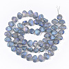 Electroplate Glass Beads Strands X-EGLA-S189-001A-01-2