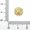 Brass Micro Pave Cubic Zirconia Beads KK-Z095-04G-10-3