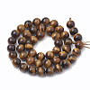 Natural Tiger Eye Beads Strands X-G-S333-6mm-001-3