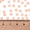 FGB Frosted Transparent Glass Seed Beads SEED-N013-02A-04-4