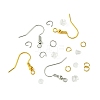 28G 6 Styles Brass Earring Hooks DIY-FS0006-09-3