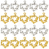 SUNNYCLUE 60Pcs 2 Colors Tibetan Style Alloy Pendants FIND-SC0004-94-1