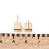 Brass Stud Earrings for Women EJEW-G441-05C-G-5