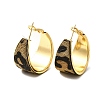 Brass Hoop Earrings EJEW-B120-03G-2