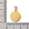 Hand Polished 304 Stainless Steel Pendants STAS-B094-01F-G-3