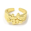 Brass Open Cuff Rings for Women LS-RJEW-G303-01A-G-2