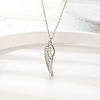 Stylish Stainless Steel Angel Wing Pendant for Women's Daily Wear QM0667-2-1