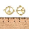 Brass Connector Charms KK-CBA9CBD-01G-3