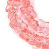 Transparent Glass Beads Strands GL-CBAAE04-01H-3