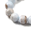 Natural Striped Stone Beads Strands G-D315-A01-01-6mm-4