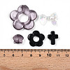 Transparent & Opaque Acrylic Beads TACR-T028-26A-4