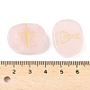 4Pcs 4 Styles Natural Rose Quartz Display Decorations G-F786-02C-04-3