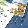 304 Stainless Steel Stud Earring Findings STAS-FS0001-75-7