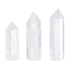 BENECREAT 3Pcs 3 Style Point Tower Natural Quartz Crystal Home Display Decoration DJEW-BC0001-22A-1