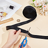 10 Yards Polyester Antislip Grosgrain Ribbon OCOR-BC0007-62A-3