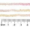 Transparent Painted Glass Beads Strands LS-DGLA-A034-T1mm-A09-3