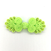 Handmade Chinese Frogs Knots Buttons Sets BUTT-WH0014-29O-1