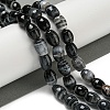 Natural Banded Agate Beads Strands G-NH0023-A01-01-2