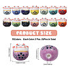 30Pcs 15 Colors Handmade Porcelain Beads PORC-CA0001-21-2