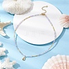 Summer Beach 304 Stainless Steel Pendant Necklaces for Women NJEW-JN05241-03-1