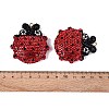 Handmade Polymer Clay & Rhinestone Big Pendants FIND-Q123-01C-3