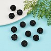 Polymer Clay Rhinestone Beads RB-C1438-12mm-A02-4