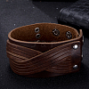 Unisex Fashion Leather Cord Bracelets BJEW-BB15521-B-10