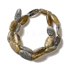 Natural Bamboo Leaf Agate Beads Strands G-NH0014-B01-03-3