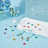 SUPERFINDINGS 96Pcs 16 Style Alloy Enamel Charms ENAM-FH0001-39-3