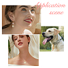 12Pcs Rack Plating Brass Micro Pave Cubic Zirconia Charms ZIRC-HS0001-14-6