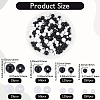 900Pcs 8 Colors Opaque Acrylic Beads MACR-SP0002-34-2