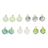 Electroplate Glass Pendants PALLOY-JF05532-04-1