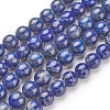 Natural Lapis Lazuli Bead Strands G-G953-02-10mm-1