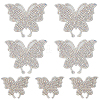 10Pcs 2 Styles Glass Rhinestone Car Stickers STIC-GF0001-42A-7