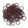 100Pcs Baking Paint Zinc Alloy Open Jump Rings FIND-WH0032-85B-07-1