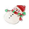 Printed Christmas Theme Acrylic Pendants OACR-L018-10D-2