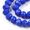 Opaque Solid Color Imitation Jade Glass Beads Strands EGLA-A044-P2mm-D32-3