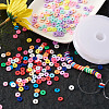 DIY Heishi Bead Stretch Bracelets Making Kits DIY-TA0003-22-10