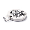 304 Stainless Steel Pendants STAS-Z027-02F-P-2