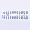 Solid Colors Matte Plastic False Nails Full Cover Fake Nails Tips MRMJ-T031-15-12-1