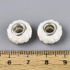 Opaque Resin European Beads RESI-T057-29M-3