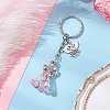 Glass Beaded Keychains KEYC-MZ00031-01-1