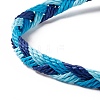 3Pcs 3 Style Plastic Braided Bead Bracelets Set BJEW-B065-08C-5