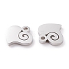 Non-Tarnish 304 Stainless Steel Charms STAS-Y002-02P-2