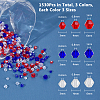 18 Strands 9 Styles Transparent Electroplate Glass Beads GLAA-DC0001-48-2