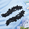 Flower Polyester Computerized Embroidery Sew on Ornament Accessories DIY-WH0308-462A-4