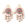 Religion Printed Alloy Pendants AL-CBA7256-24G-2