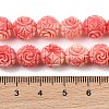 Dyed Synthetic Coral Carved Beads Strands GG-CBA1CDD-03-4