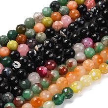 Natural Agate Beads Strands G-L605-A03-03