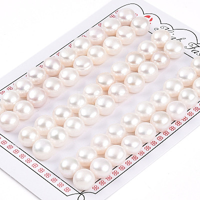 Grade 3A Natural Cultured Freshwater Pearl Beads PEAR-N018-3A-9095A-1